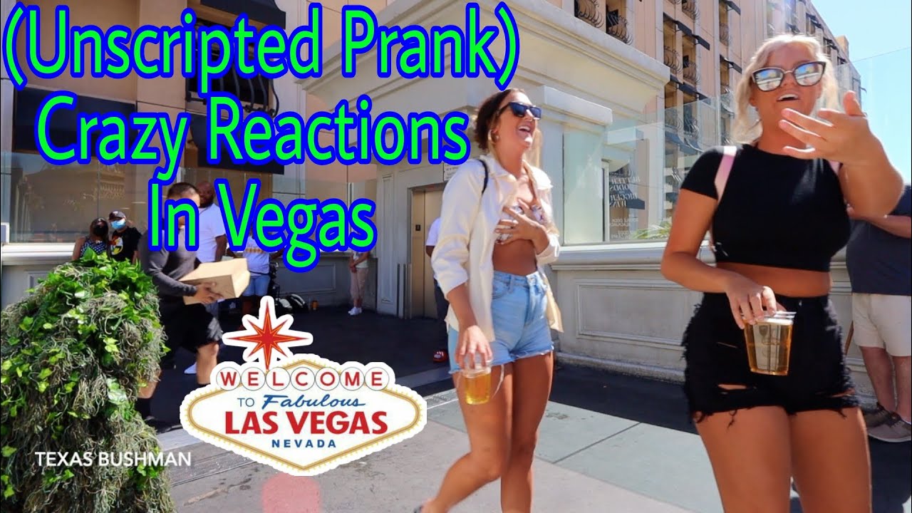 Bushman Prank: Crazy Reactions In Vegas (Unscripted Prank)