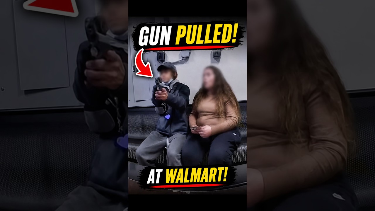 Shoplifting Suspect Pulls Gun on Officer Inside Walmart | Bodycam Footage