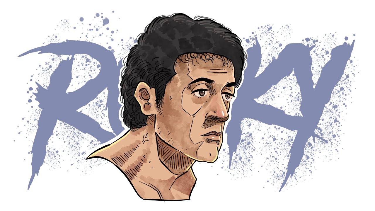 How to draw American Actor | Sylvester Stallone | Rocky