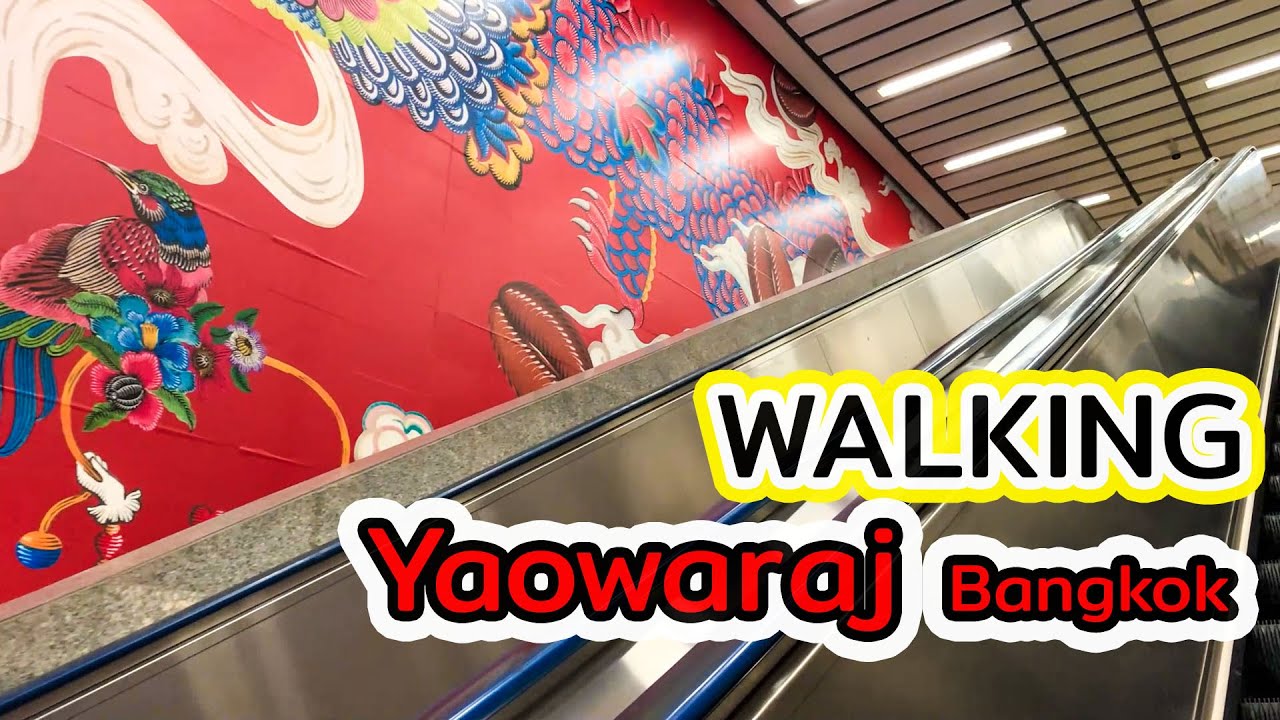 Bangkok Walk | MRT Silom to MRT Wat Mangkon, Thailand 2021