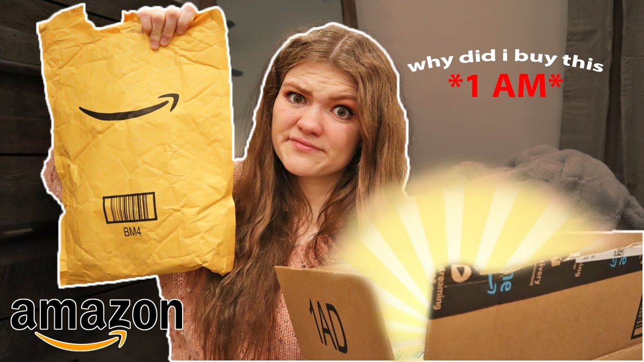 unboxing the random stuff I bought online at *1 am*