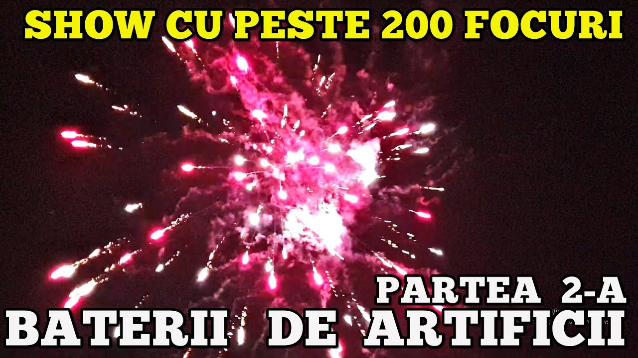 TESTEZ diferite BATERII de ARTIFICII 🎆🧨🚀 Peste 200 de focuri diferite - partea 2-a Crăciun fericit!
