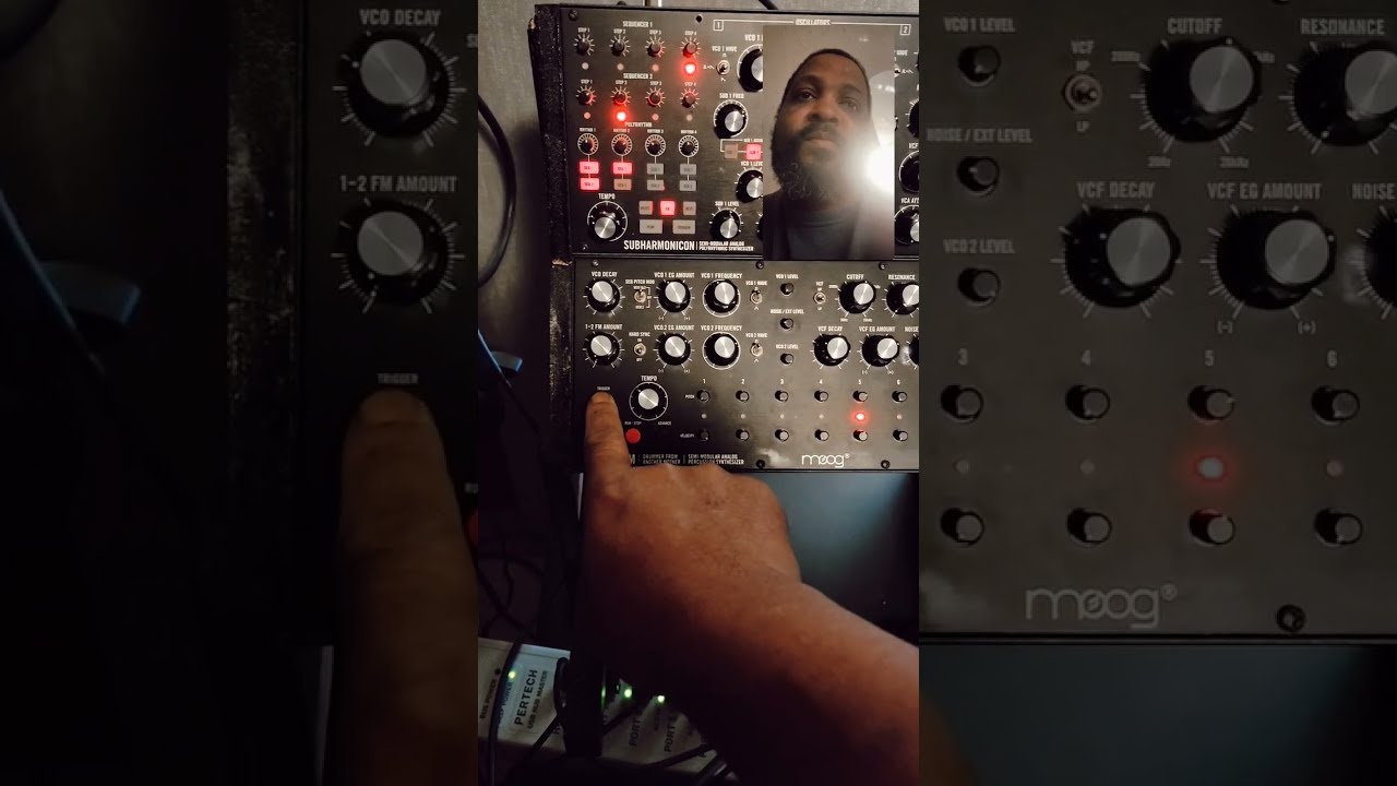 How I use Moog Dfam with Akai MPCLIVE