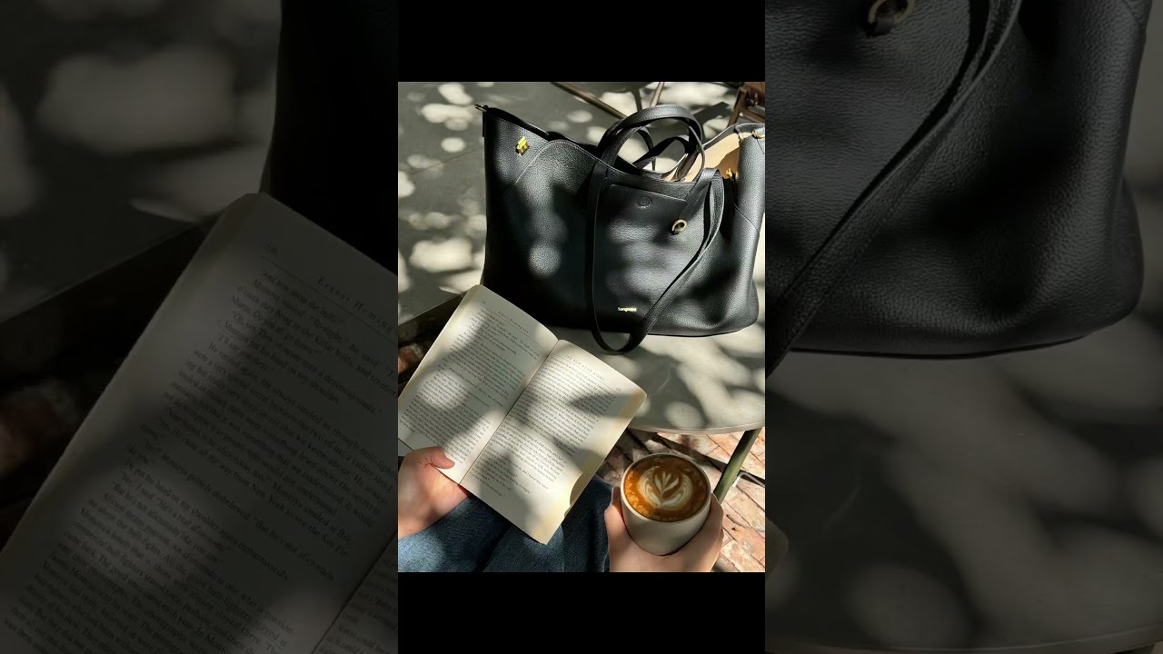 Coffee date with Songmont Large Yore Tote Bag