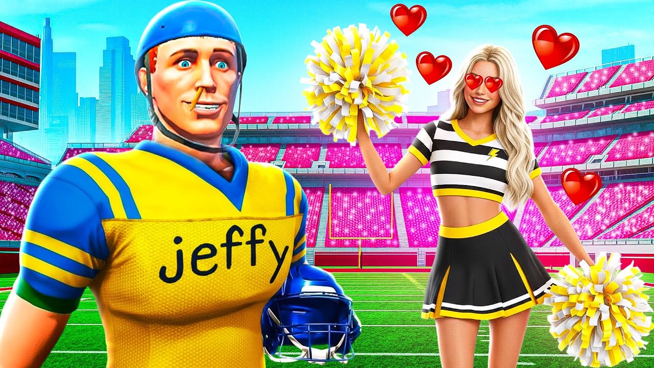CHEERLEADER Has A CRUSH on JEFFY In GTA 5!