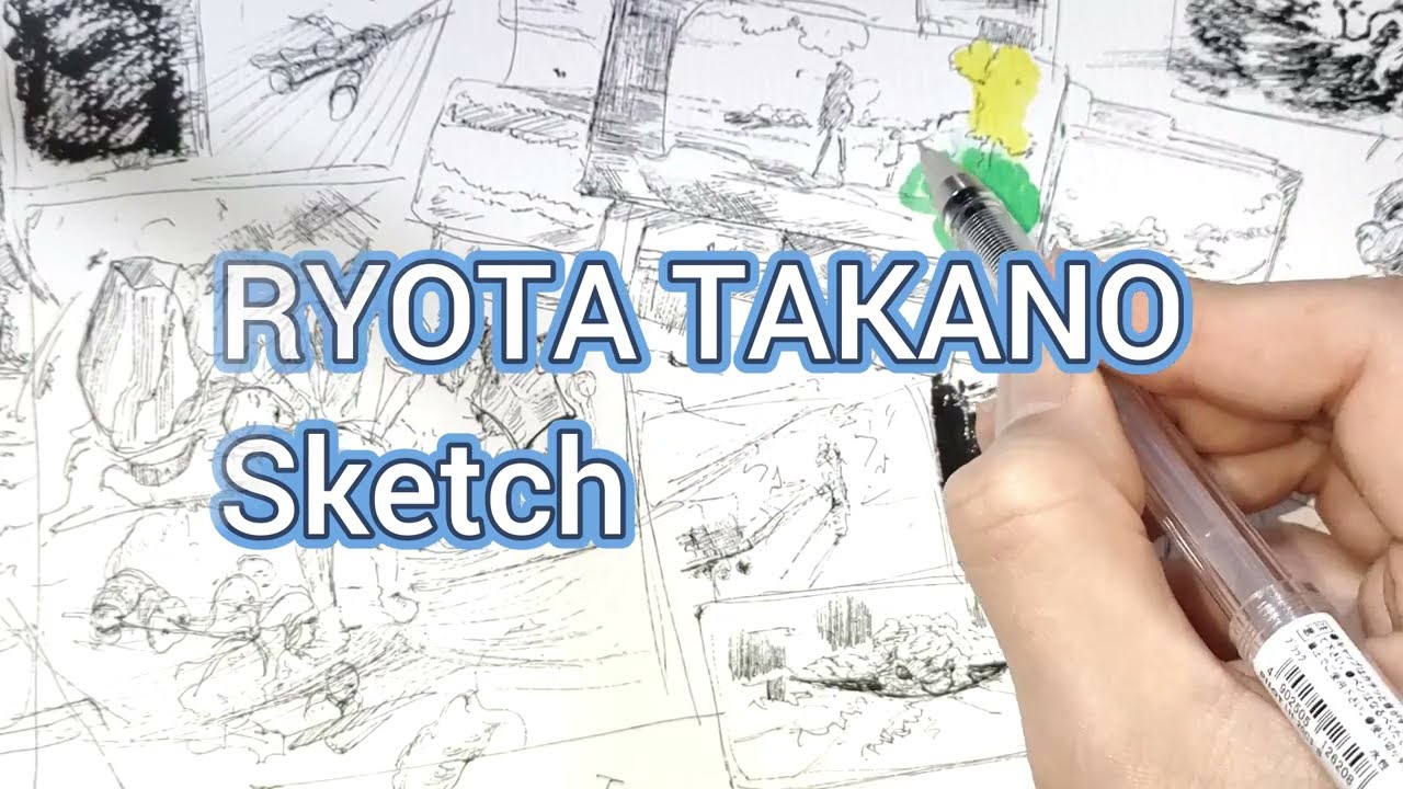 【ペン画】日頃のスケッチ- Sketching your daily life