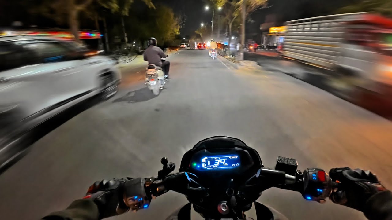 Night | CIty ride POV | Traffic😮‍💨😮‍💨