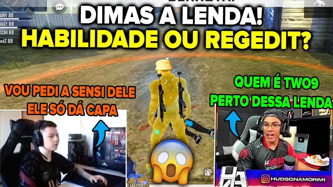 TWO9 E HUDSON FICARAM DESCONFIADOS AO VER ESSE CARA JOGAR, USA REGEDIT? TWO9 PEDIU ATÉ A SENSI DELE!