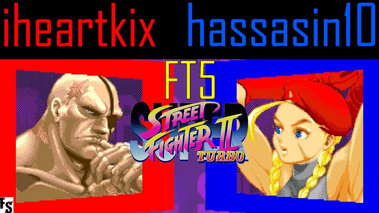Super Street Fighter 2 Turbo - iheartkix [O.Sagat] vs hassasin10 [Cammy] (Fightcade FT5)