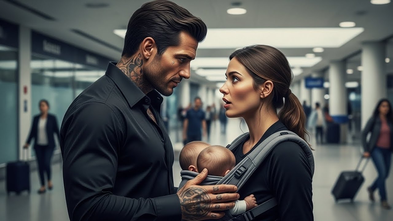Nine Months After The Divorce, The Mafia Boss Froze At The Airport — His Ex Was Holding Twins.