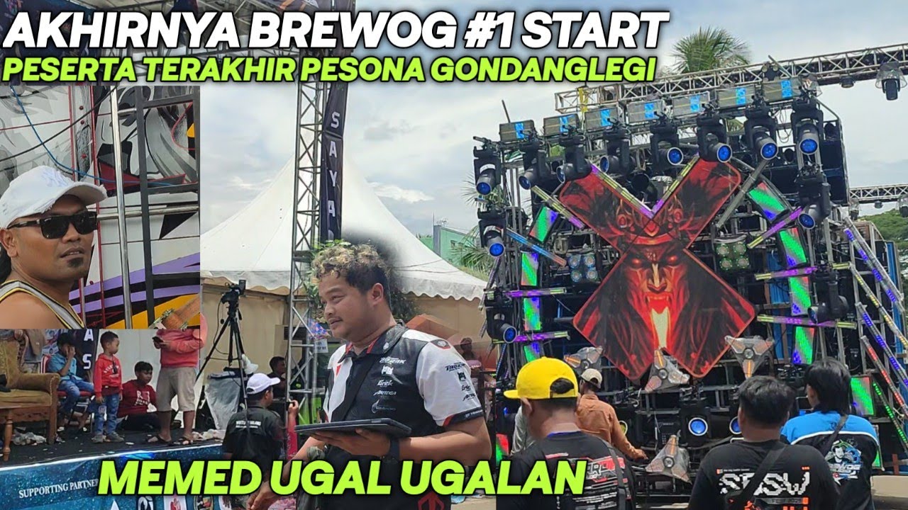 MEMED PRANK TEROMPET 🎺😅 BREWOG #1 PESERTA TERAKHIR START KARNAVAL PESONA GONDANGLEGI 