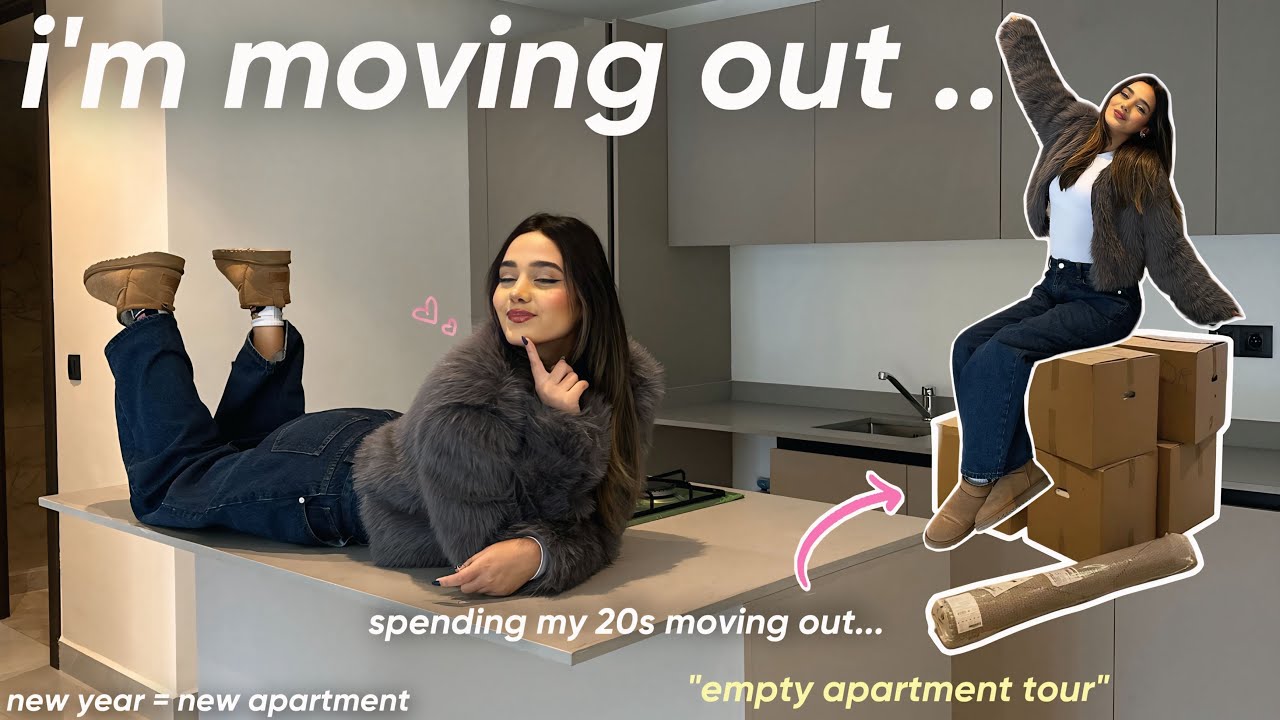 spending my 20s in MOVING OUT.. 📦 🏠 😮‍💨 NEW APARTMENT for a NEW YEAR|جا وقت الرحيل و الروينة تاني🪴☀️