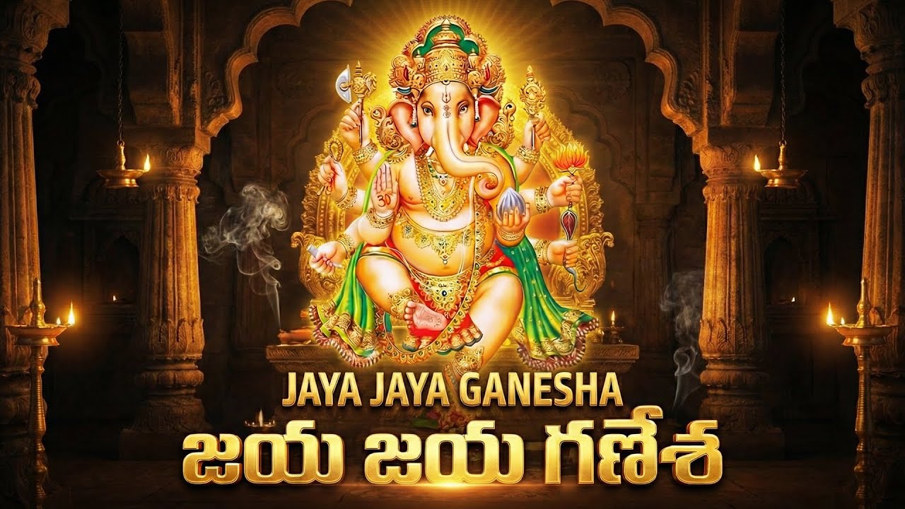 విఘ్నాలు తొలగించి కోరికలు నెరవేర్చే గణేశ స్తోత్రం | Jaya Jaya Song | Ganesha Stotram | Vinayaka Song