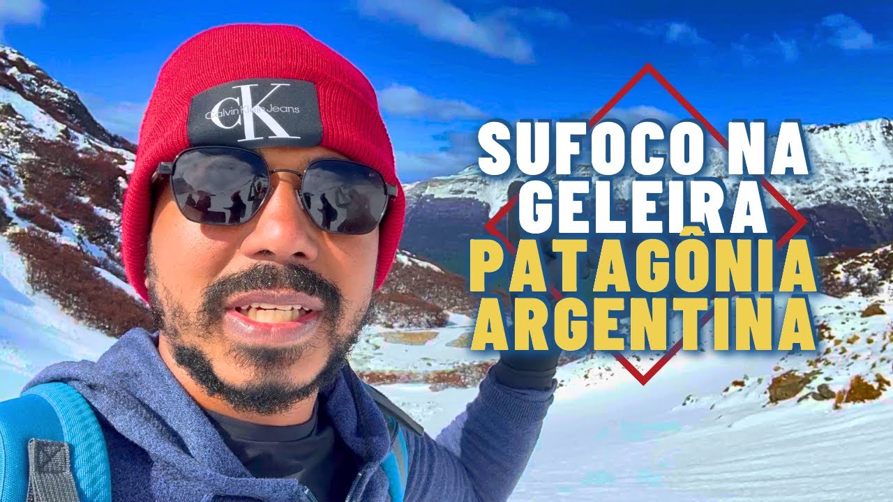USHUAIA - Trekking arriscado no GLACIAR VINCIGUERRA na PATAGÔNIA