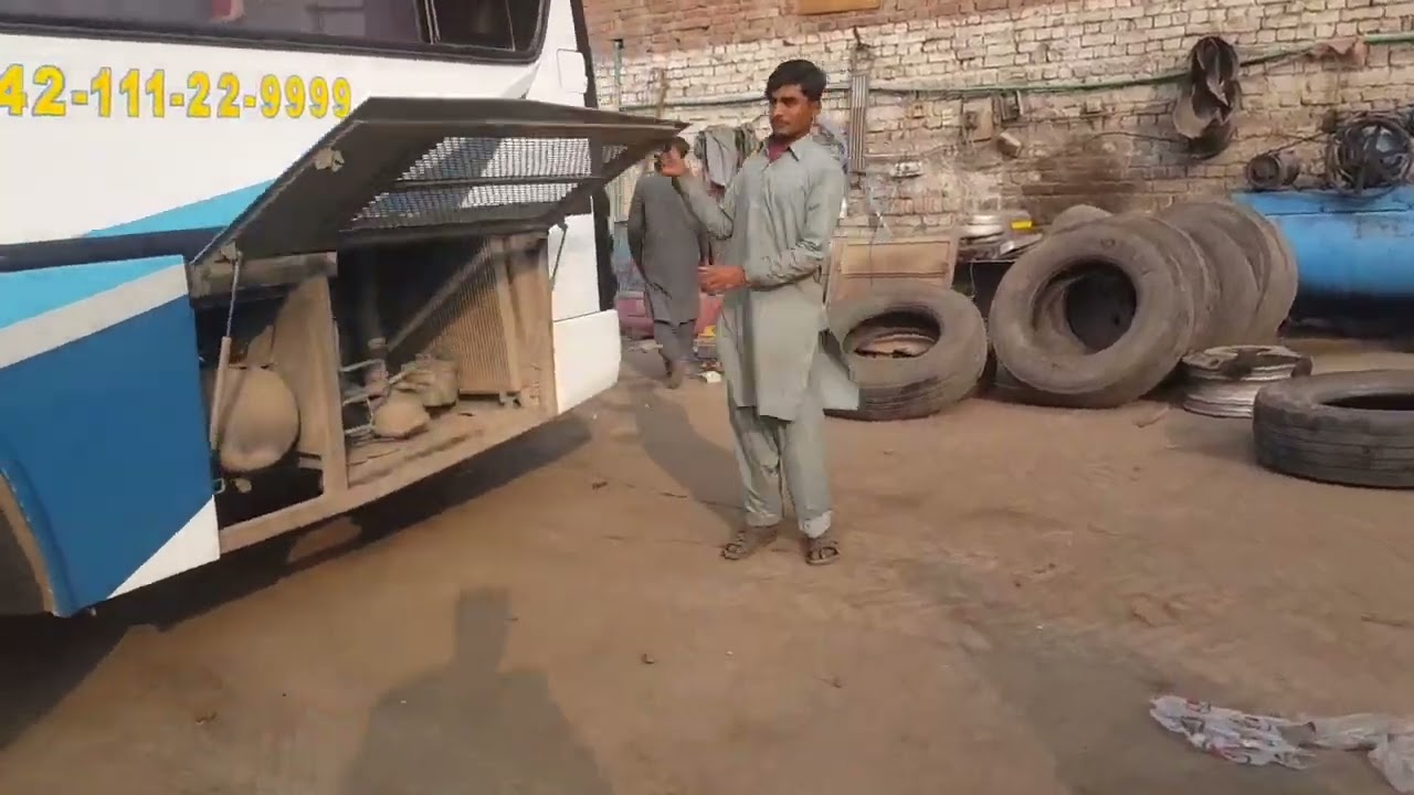 Daewoo Bus Daily Maintenance Very Smartly