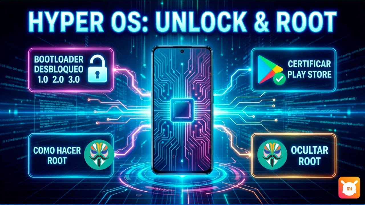 Desbloqueo de Bootloader 1.0 a 3.0 🔓 | Root Total + Ocultar Root | Certificación Play Store ✅