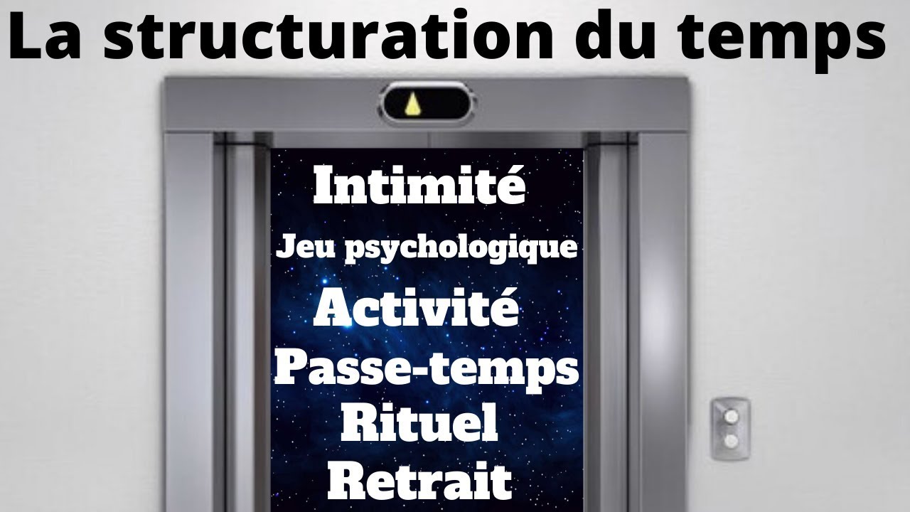 LA STRUCTURATION DU TEMPS - Analyse transactionnelle