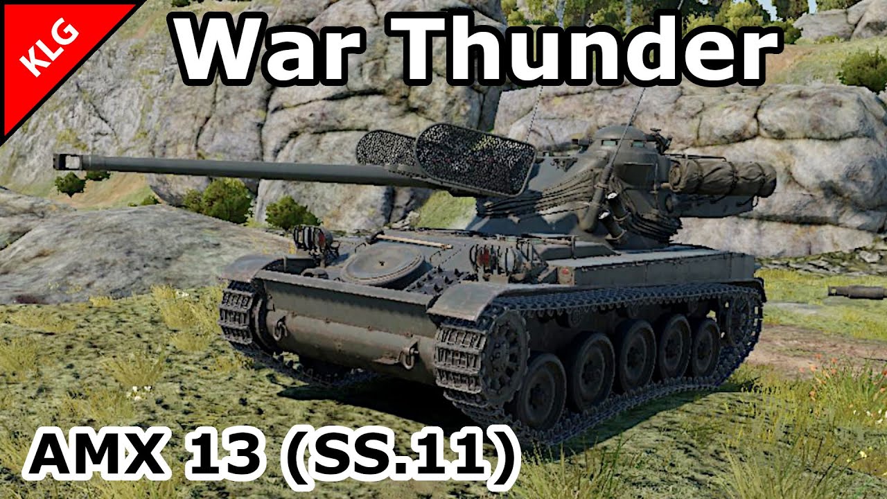 War Thunder ► ХУДШИЙ ПРЕМИУМНЫЙ ТАНК ФРАНЦИИ ► AMX 13 (SS.11)