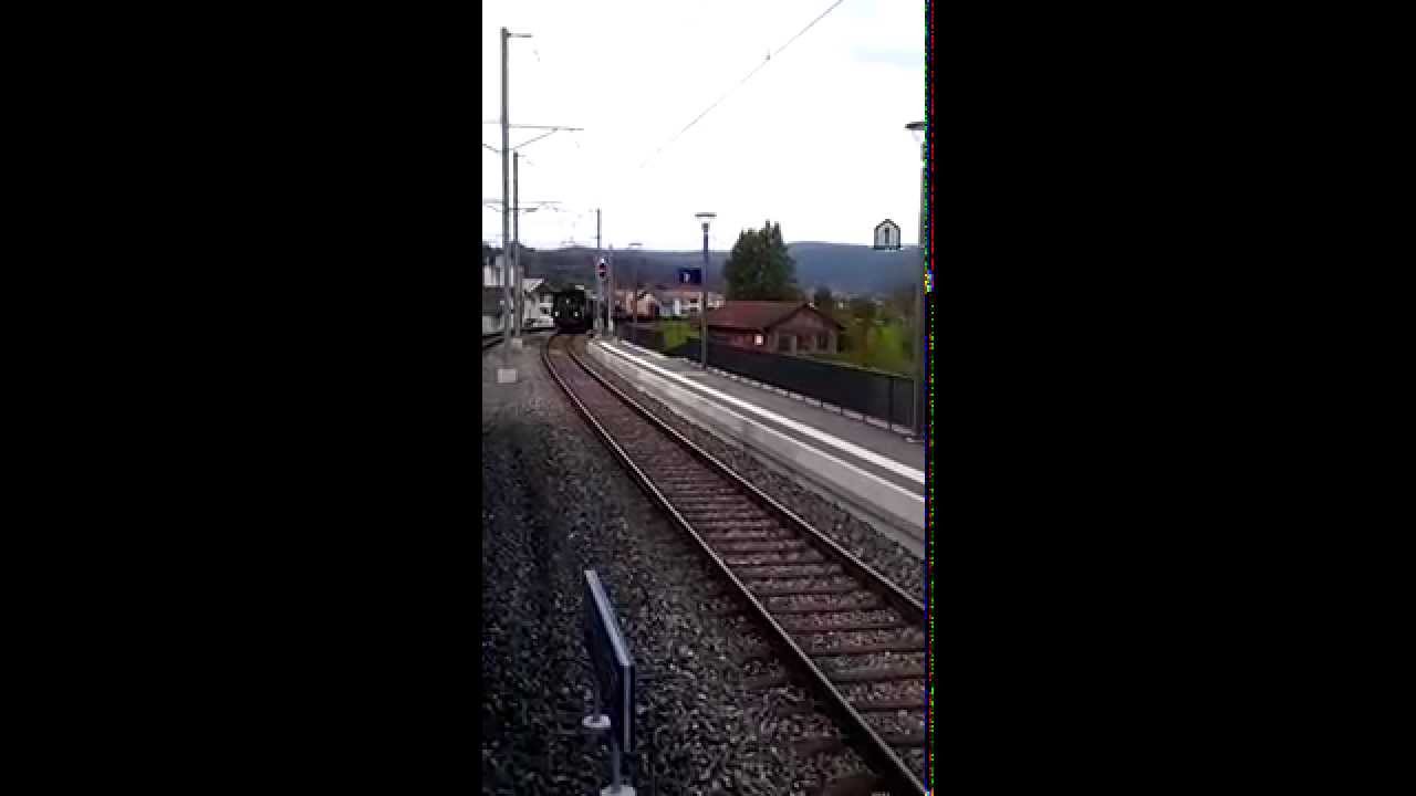 Fahrzeugtreffen Bauma 2014: Be 6/8 III 13302 und Ae 4/7 10997 in Wila