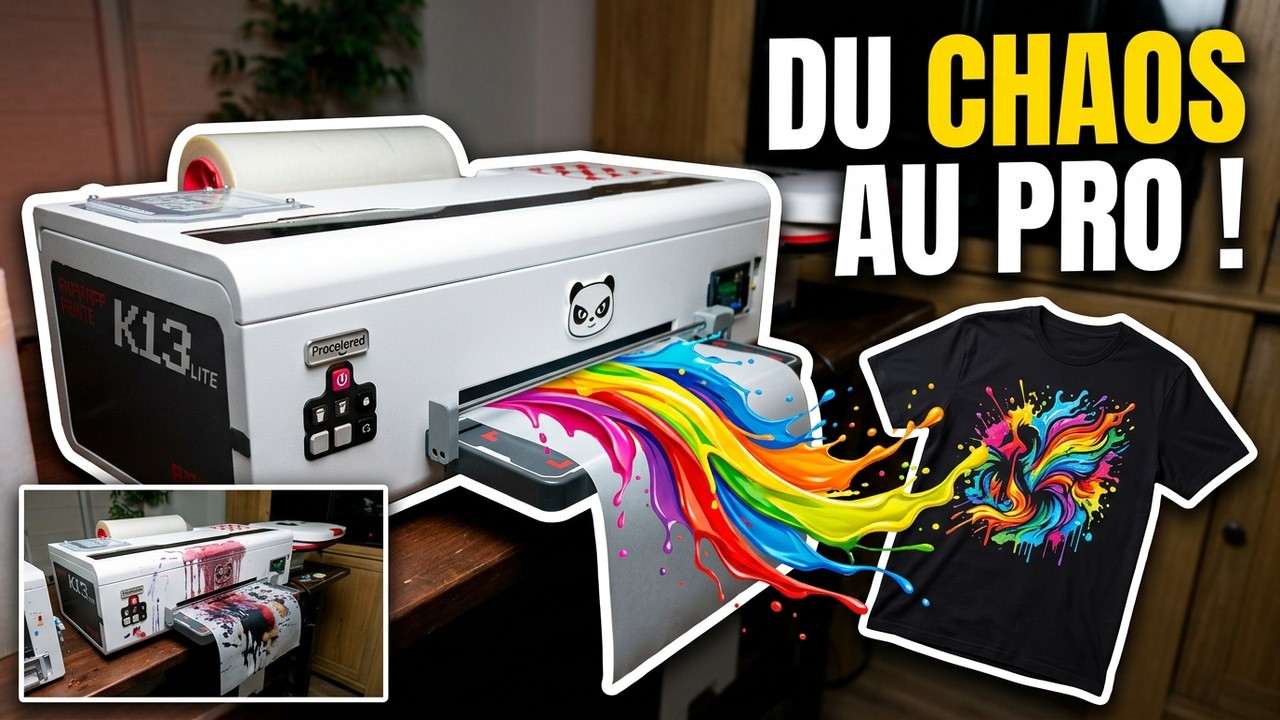 Quelle imprimante DTF acheter quand on débute ? DTF PROCOLORED K13 LITE