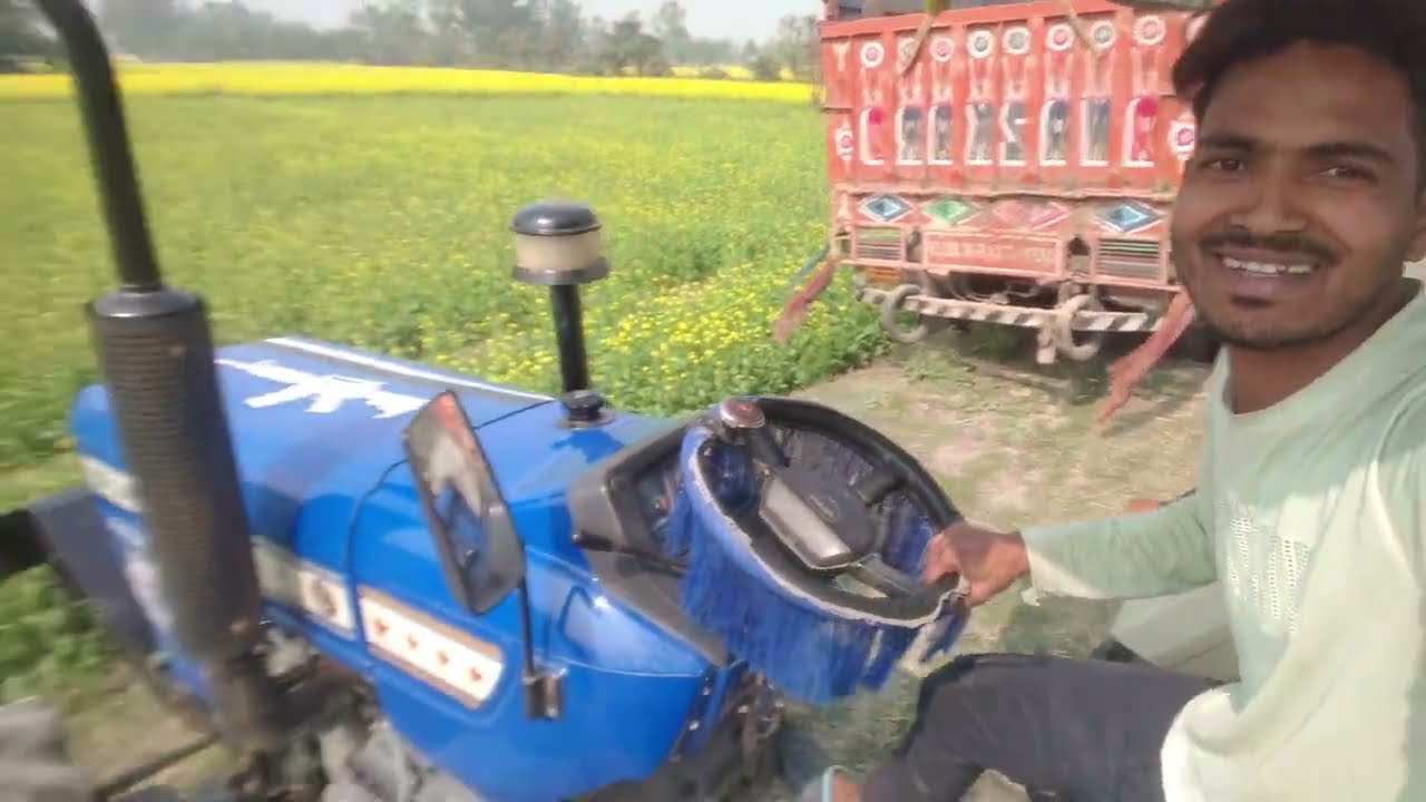 Swaraj power live power test দেখো স্বরাজের পাওয়ার 🙏😎 #swraj744 #power #liveprof #youtubevideo 