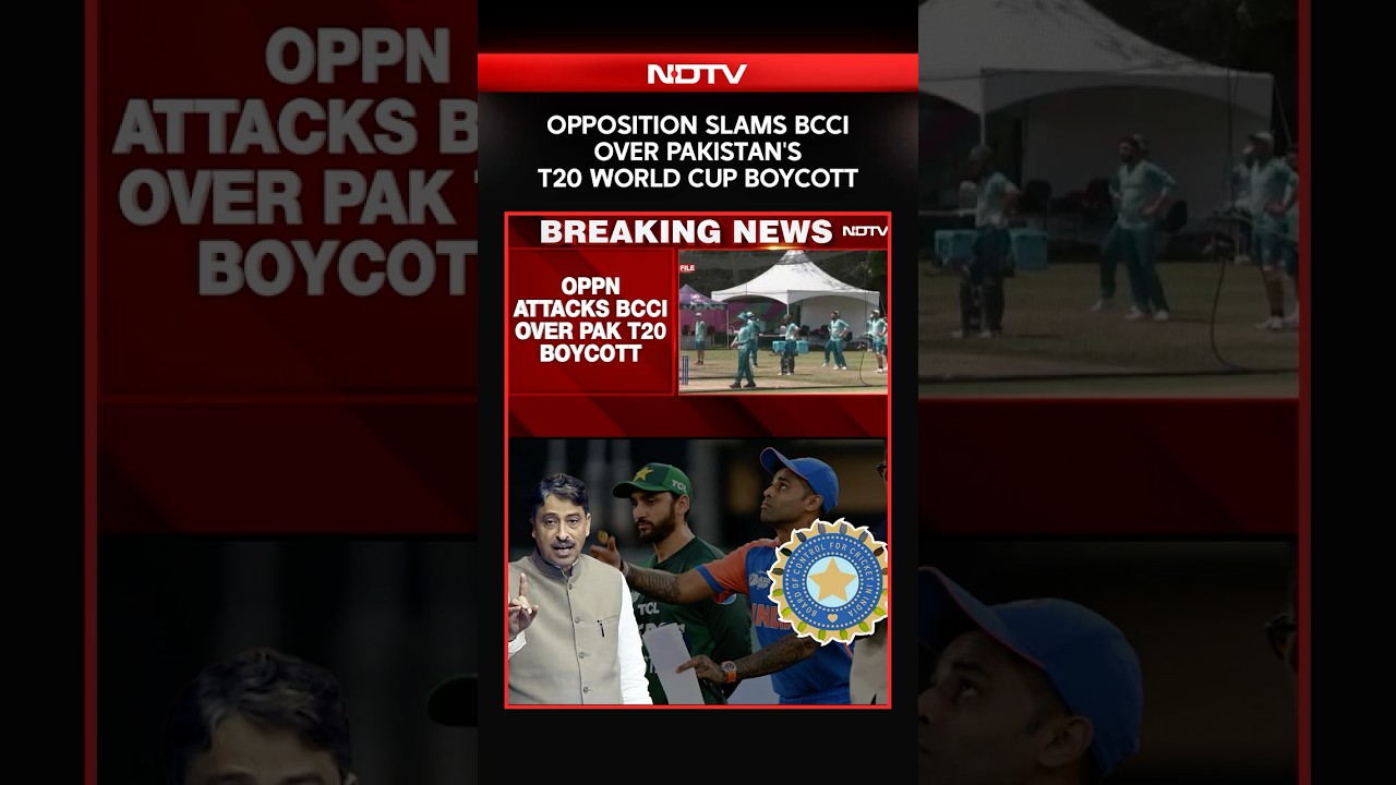 T20 World Cup | Opposition Slams BCCI Over Pakistan's T20 World Cup Boycott