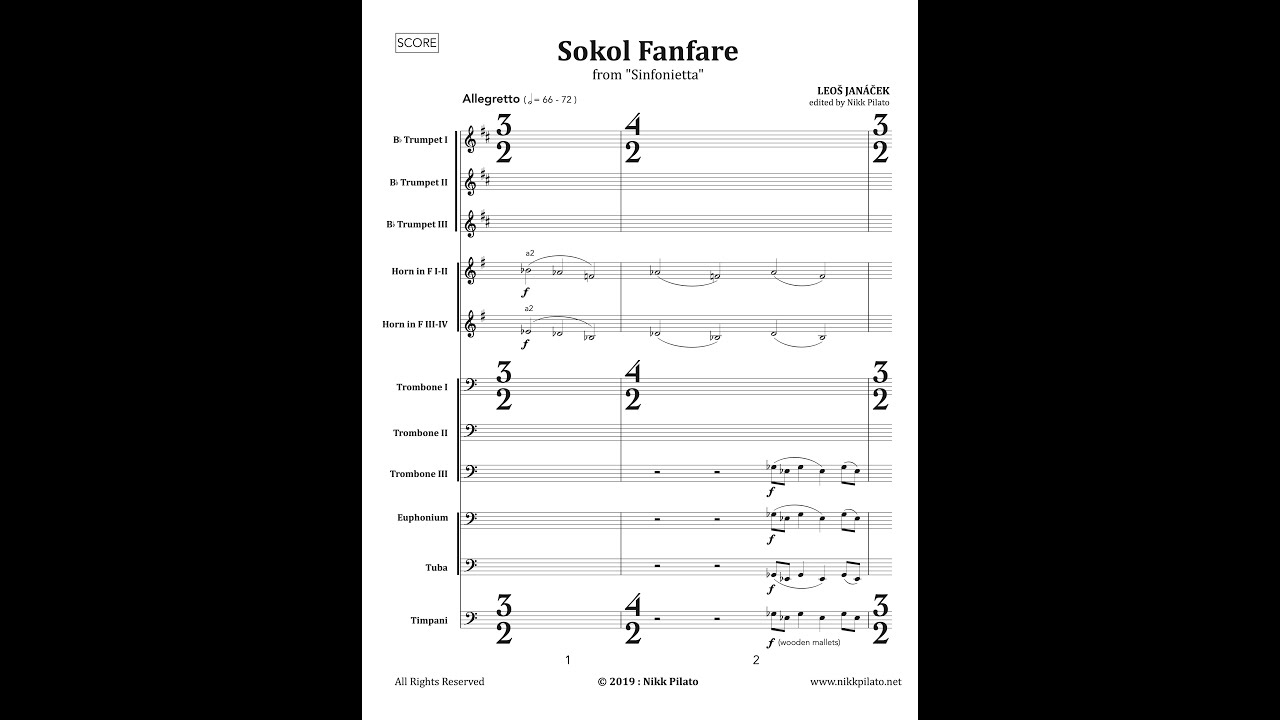 Sokol Fanfare, from 
