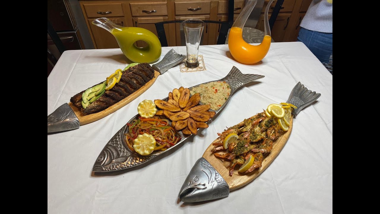 Poisson Braisé Attiéké (Griiled Fish)