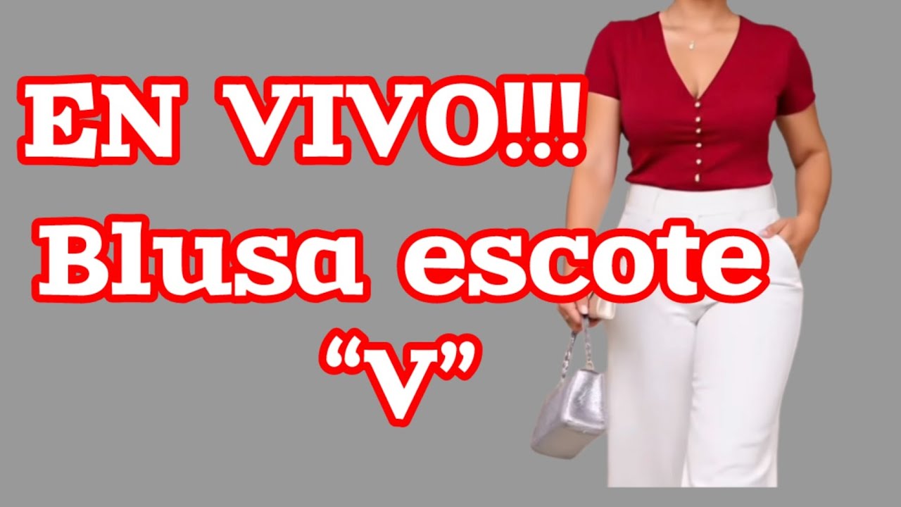COSIENDO BLUSA EN VIVO