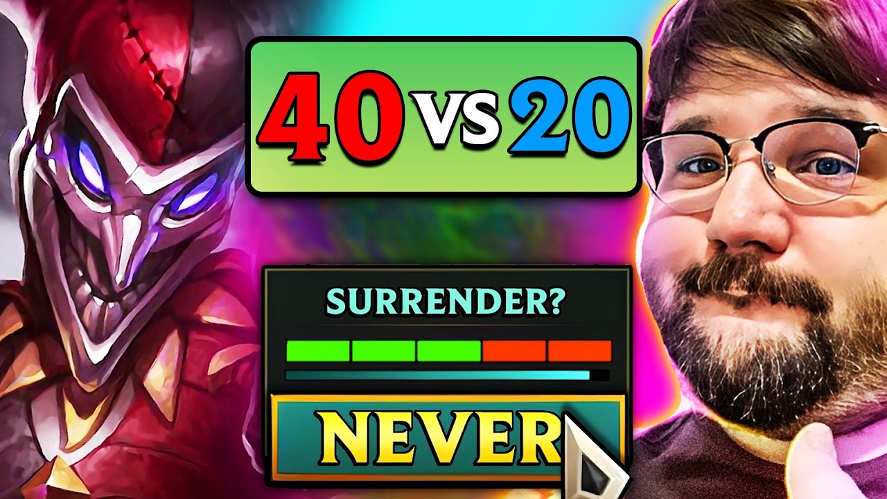 NEVER SURRENDER WITH PINK WARD SHACO ON YOUR TEAM!!