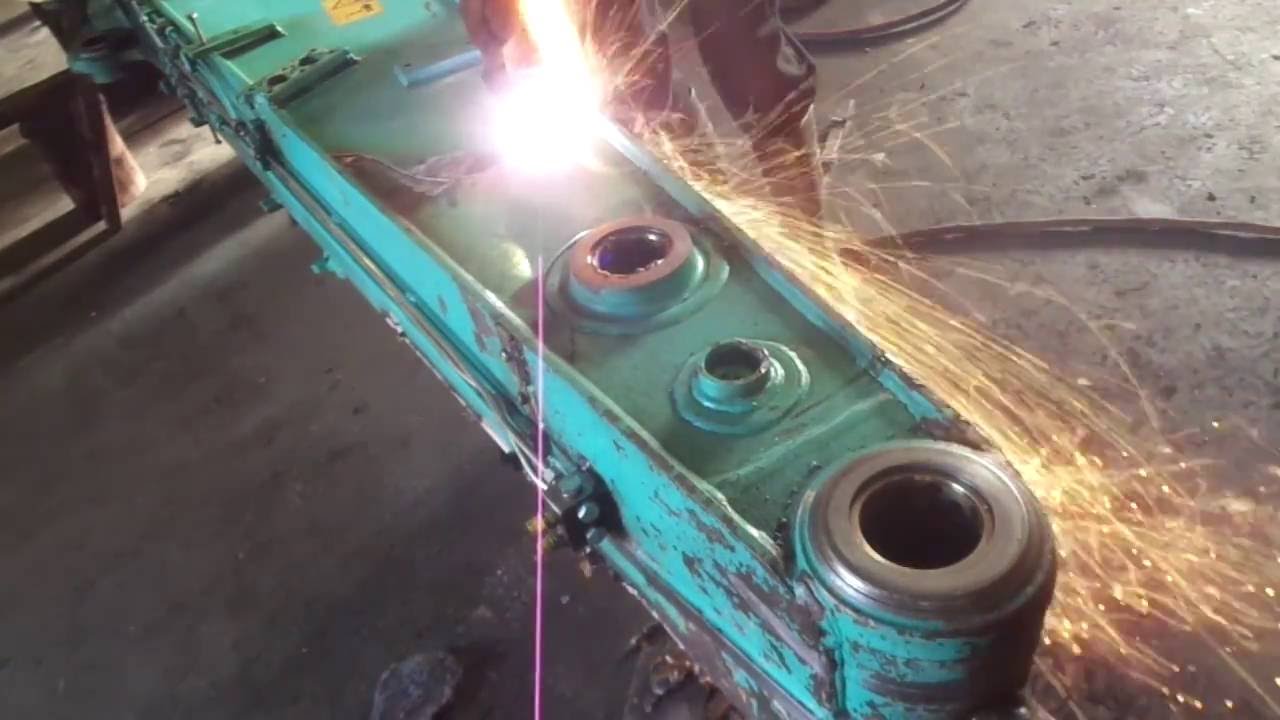 Kobelco 235, dipper arm repair part2/3