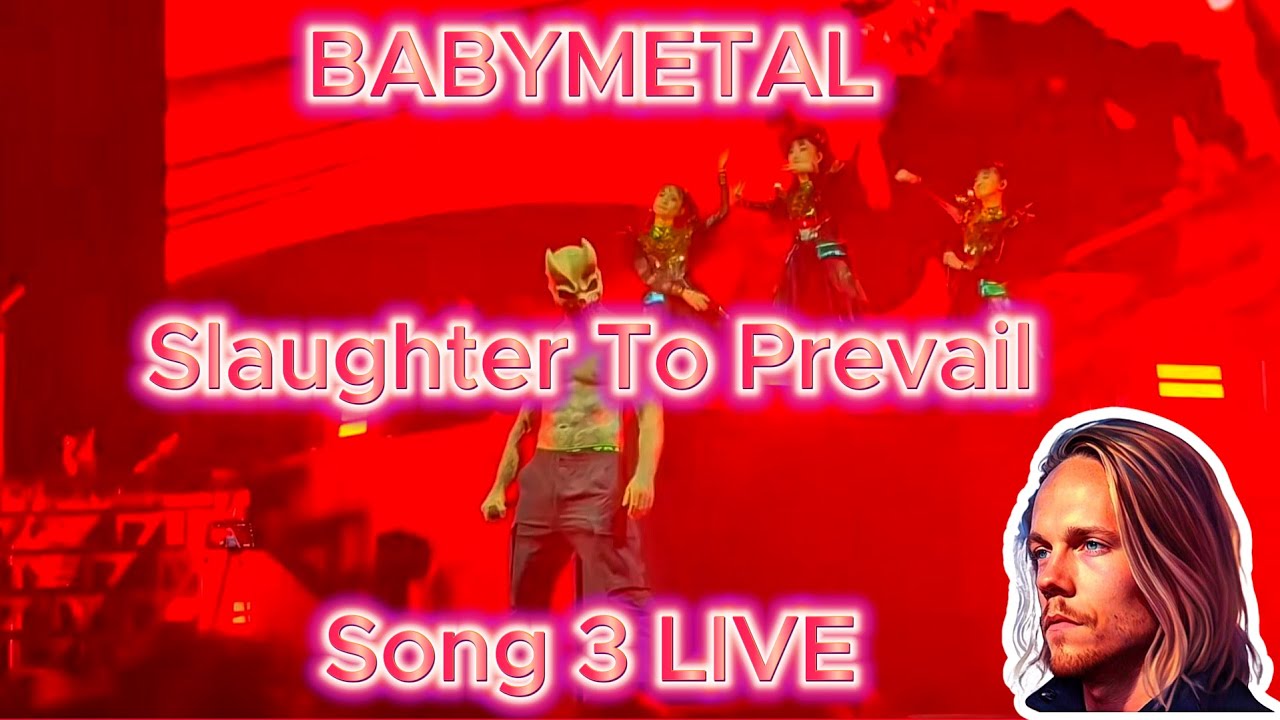 SO BRUTAL!!! BABYMETAL x Slaughter To Prevail - Song 3 LIVE (Vocalist Reacts)
