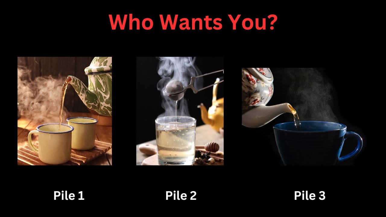 Who Wants You, and What Do They Want? Pick-a-Card. Pick-a-Pile. Tarot Reading.
