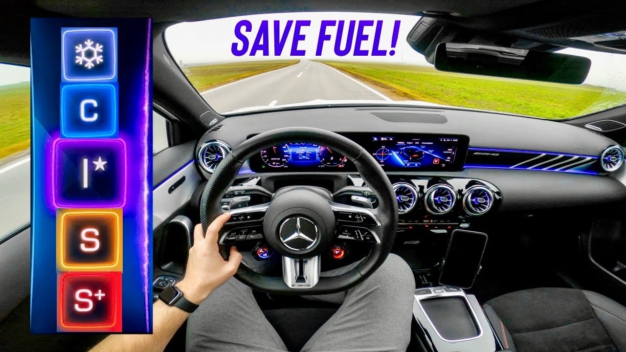 2025 Mercedes A35 AMG Facelift FUEL CHALLENGE! Which Mode SAVES FUEL The MOST?! Full Review