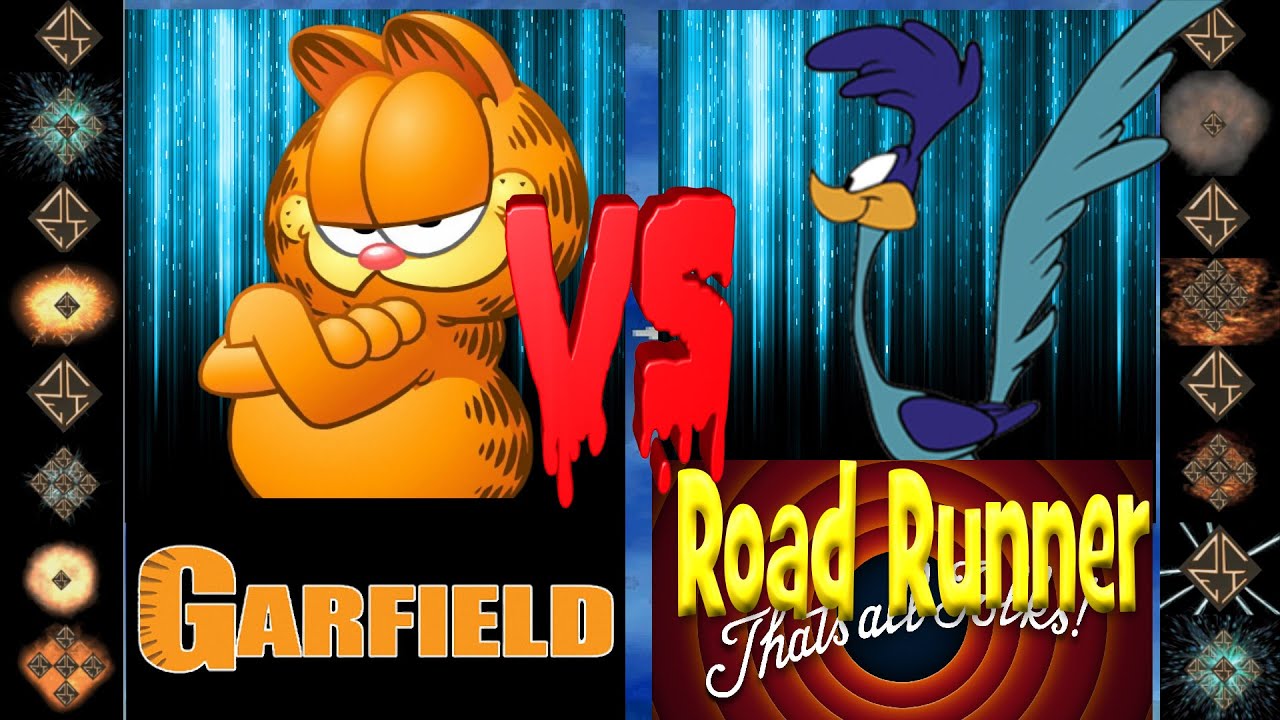 Garfield (Jim Davis) vs the Road Runner (Looney Tunes) - Ultimate Mugen Fight 2016