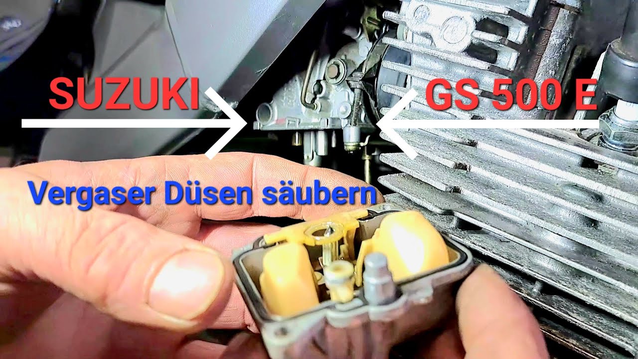 Suzuki GS 500 E Vergaser Düsen reinigen #automobile
