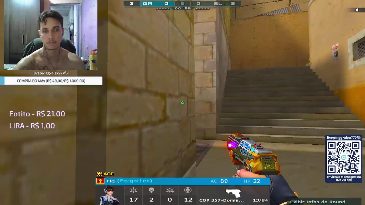 CF - DIA 13  SABOR ENERGETICOOOOOOOOO 428/1000 INSCRITOS 🔴AO VIVO🔴 !livepix
