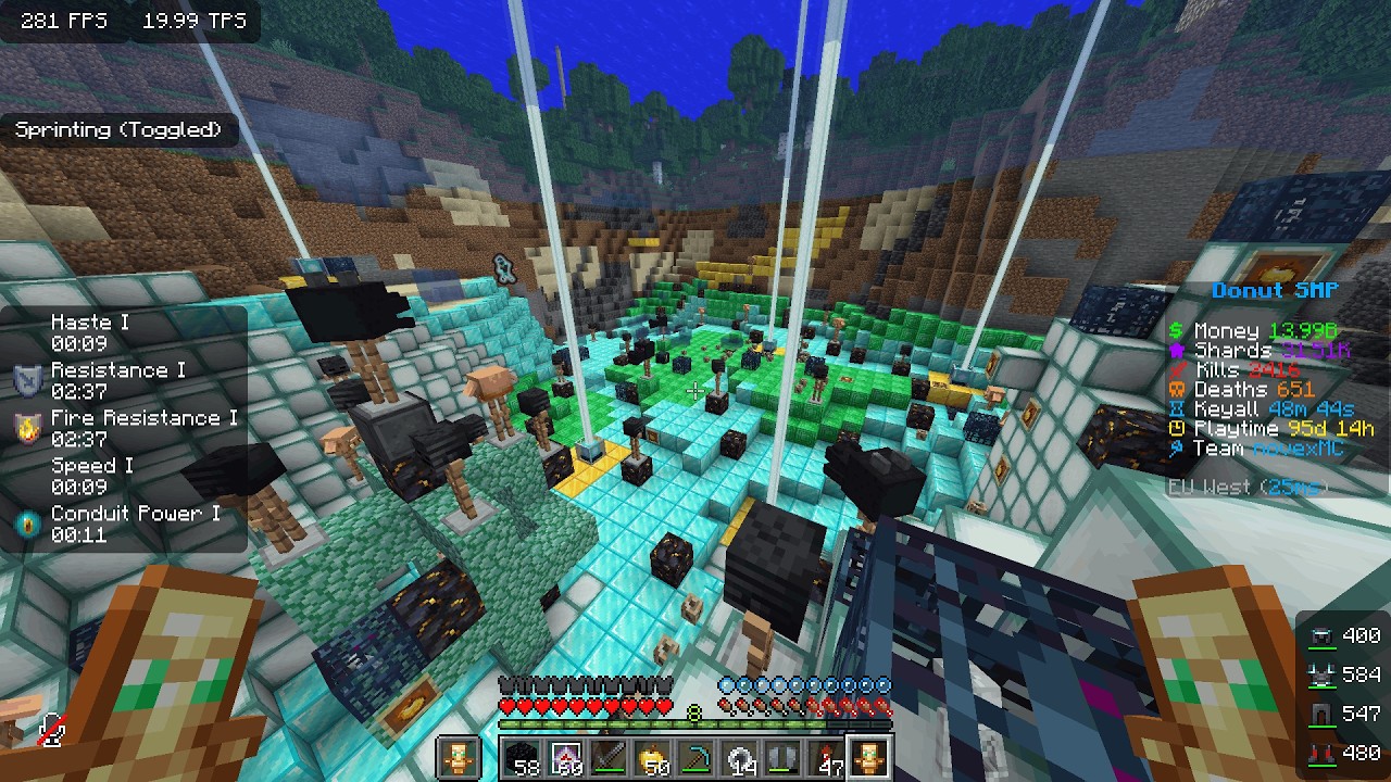 | DONUT SMP LIVE | Donut smp small 500M+ Lootdrop |  Rating bases 25M Each |