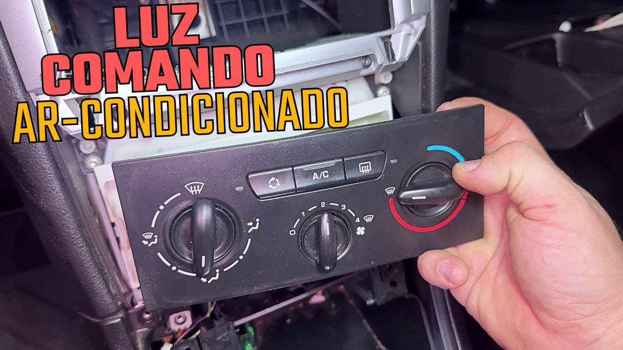 Lâmpadas do Comando do Ar-Condicionado, Veja como Trocar! Peugeot 307