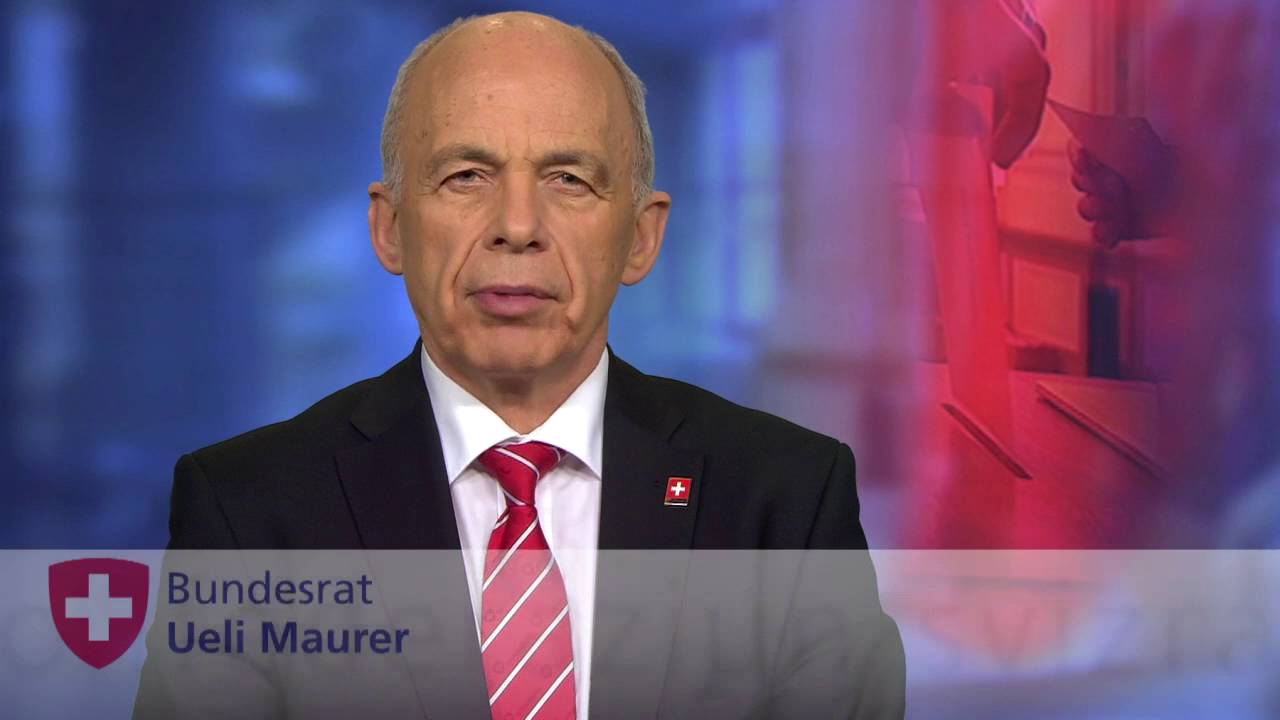 Ansprache von Bundesrat Ueli Maurer - Heiratsstrafe