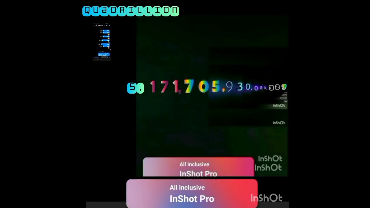 1 to 1 sextillion with sound