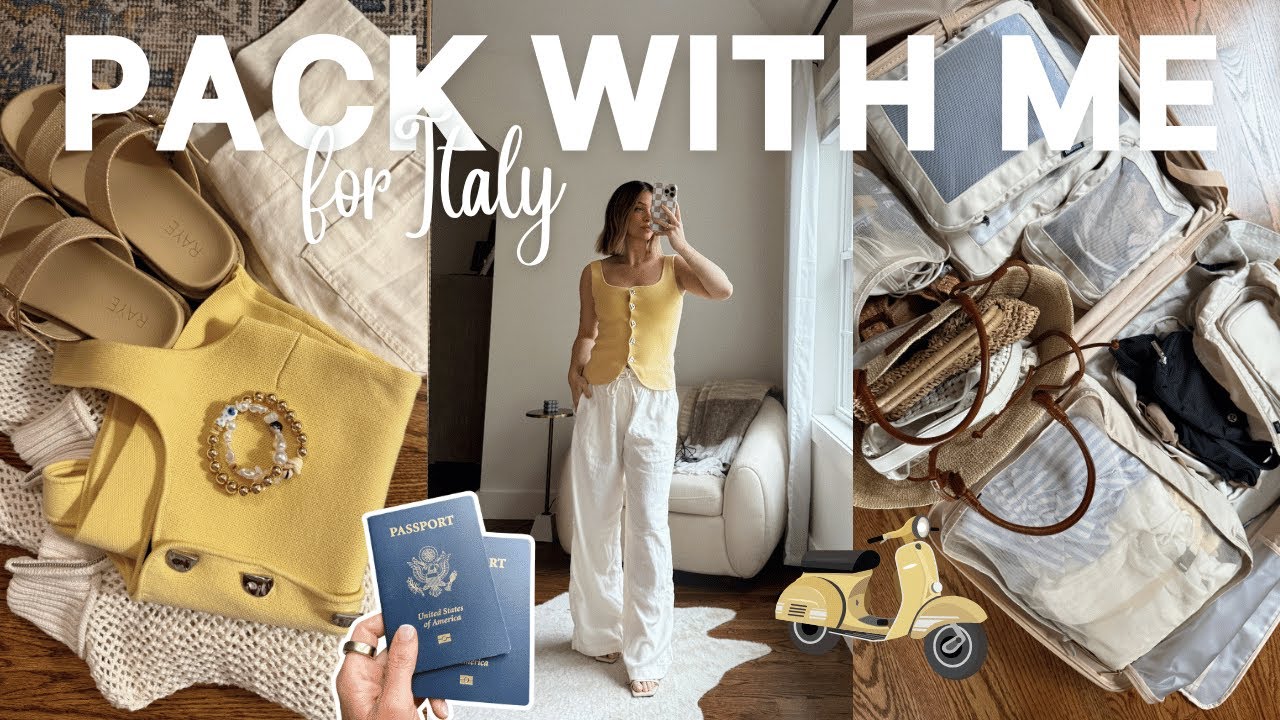 PREP FOR ITALY + PACK WITH ME: Europe outfits, leaving my kids for the first time and shopping