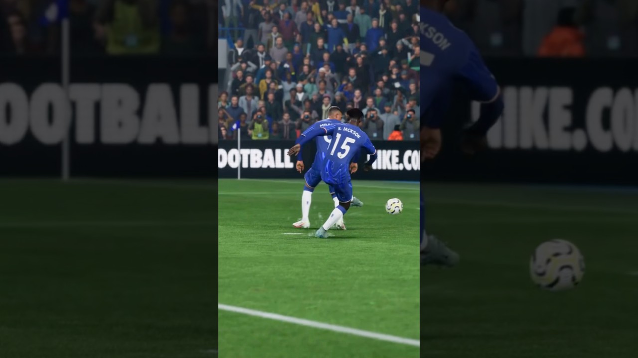 Nicolas Jackson comes in with that left footed one touch game ender! 😯 #fc25 #fc25gameplay