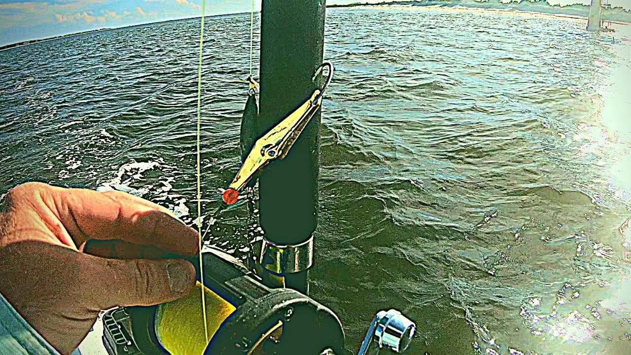 Spanish Mackerel on Artificial Lures Trolling Fishing Oak Island NC