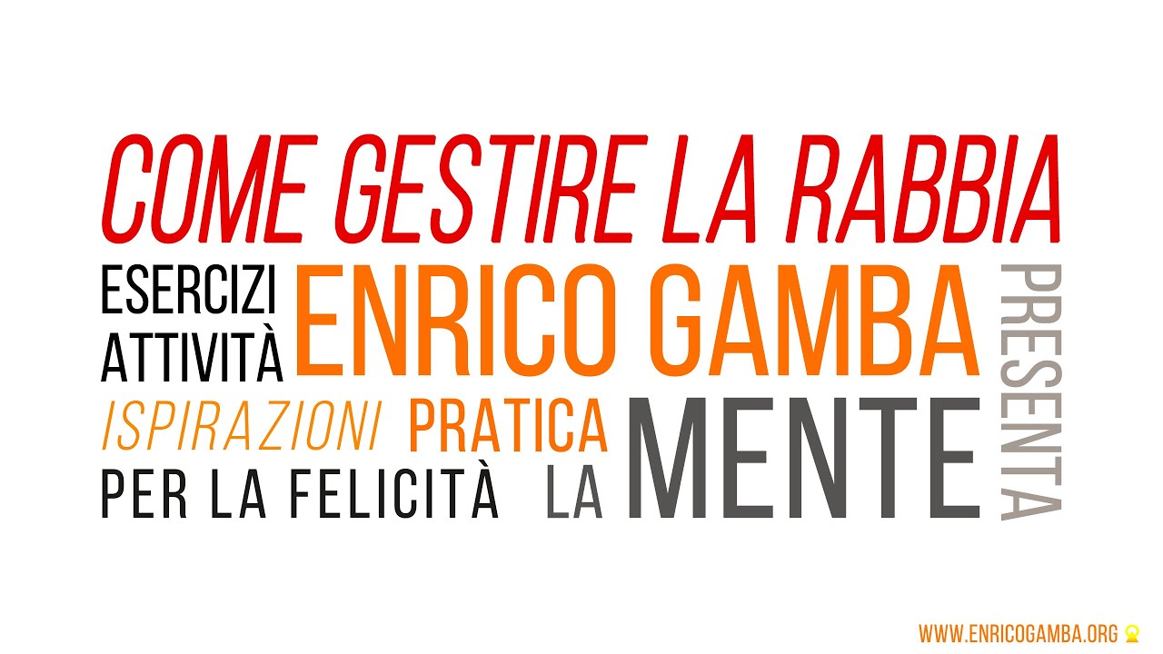 Rabbia - Pratica la mente - Imparare a gestirla sempre meglio.