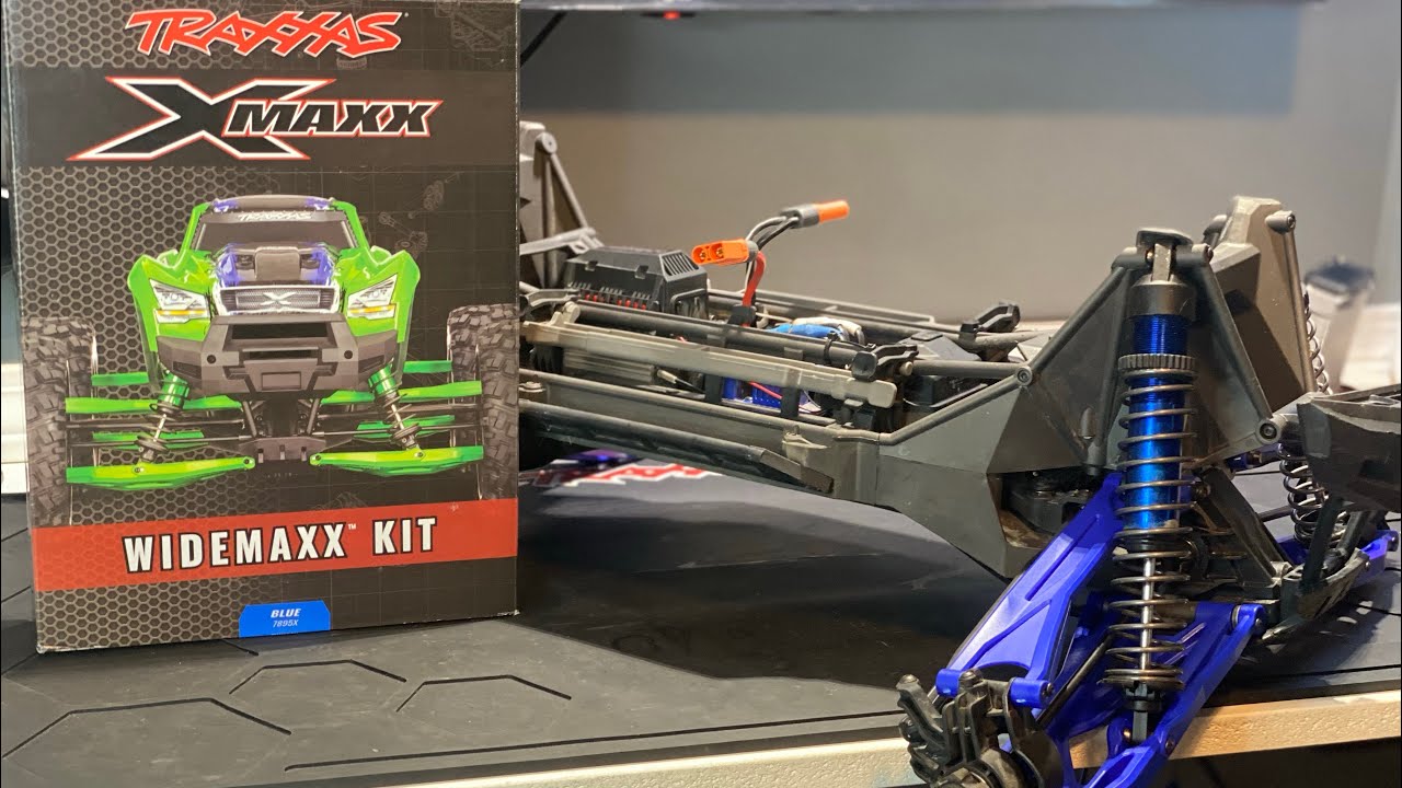 How To Install Traxxas X-MAXX Wide Maxx kit Unboxing And Installation It’s So Wide !!!