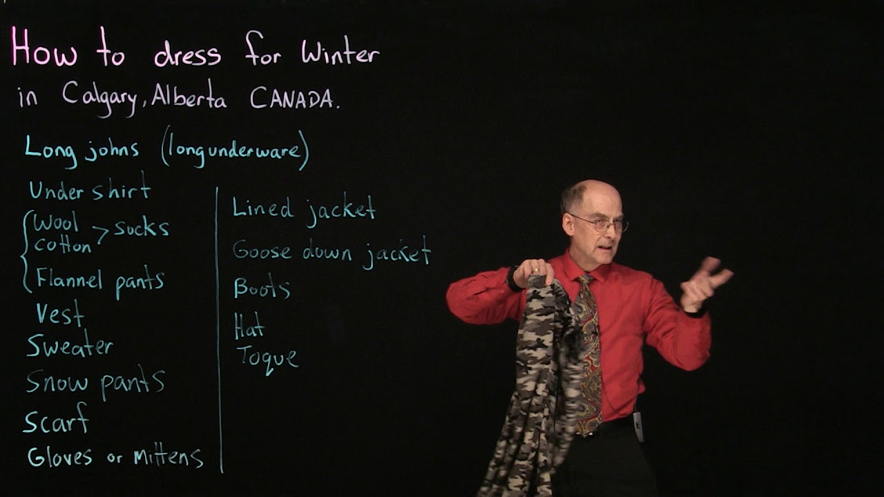 How to Dress for Winter in Calgary, Alberta, Canada