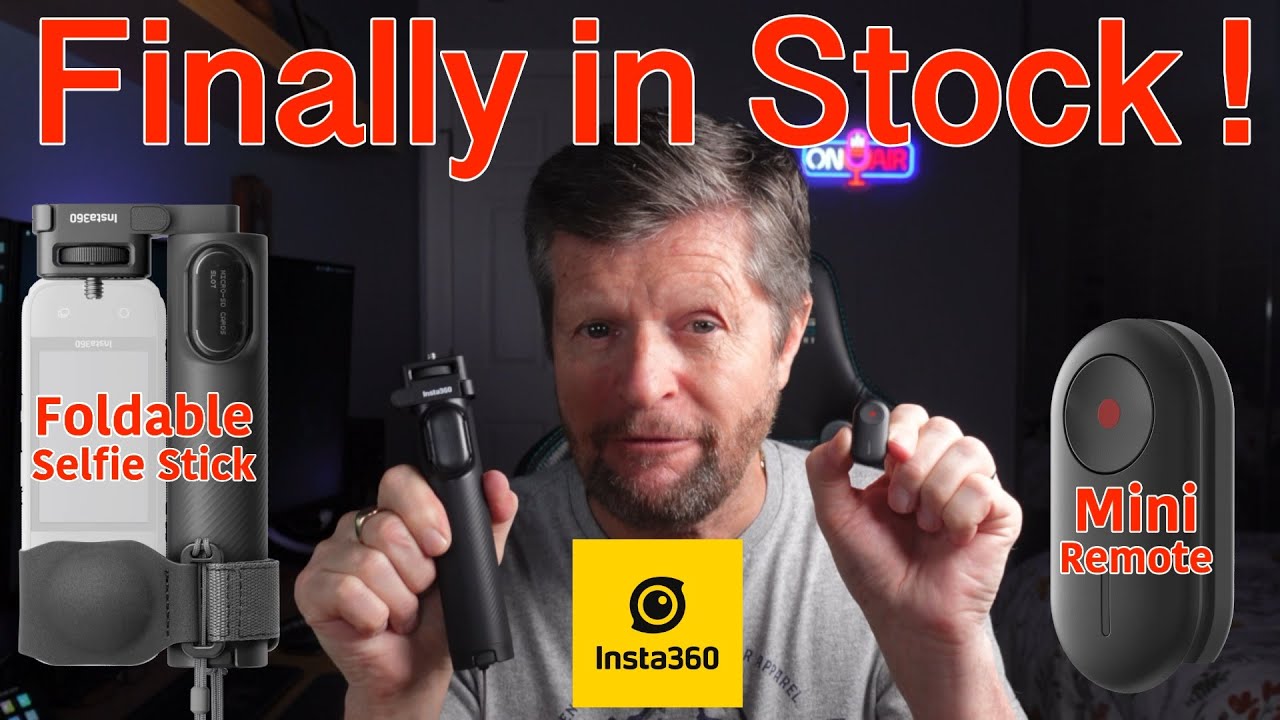 New Insta360 Accessories: Folding Selfie Stick and Mini Remote