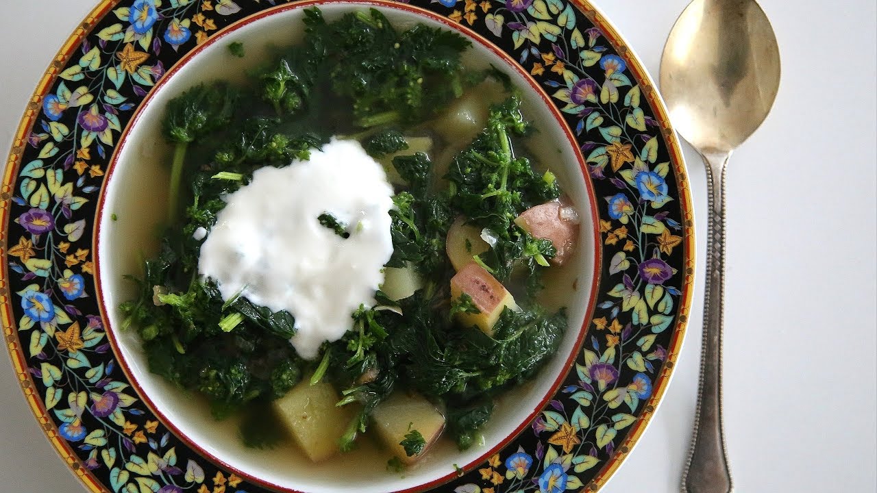 Եղինջով Ապուր - Nettle Soup Recipe - Heghineh Cooking Show in Armenian