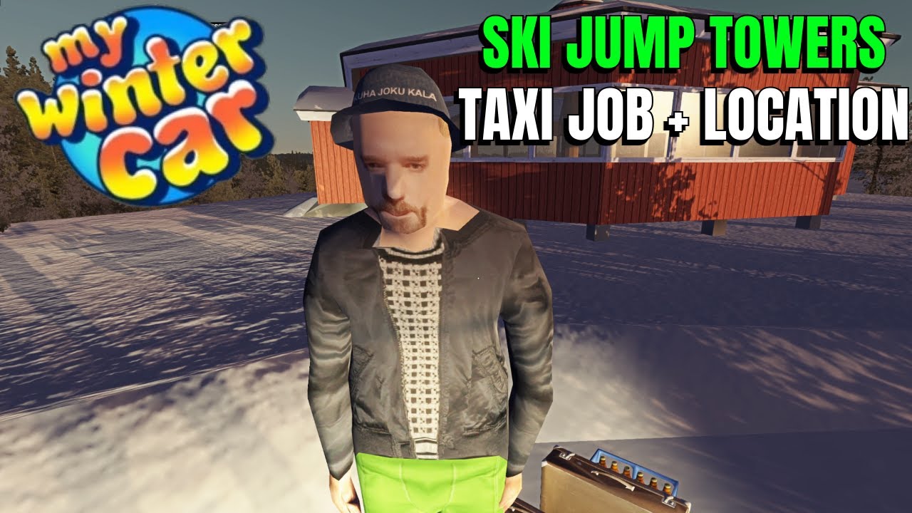 Ski Jump Towers Taxi Job + Location | My Winter Car